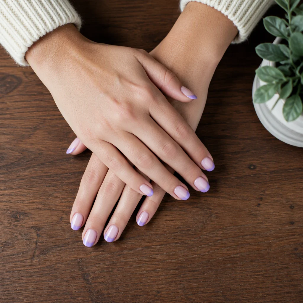mẫu nail đơn giản nhẹ nhàng, mẫu 35