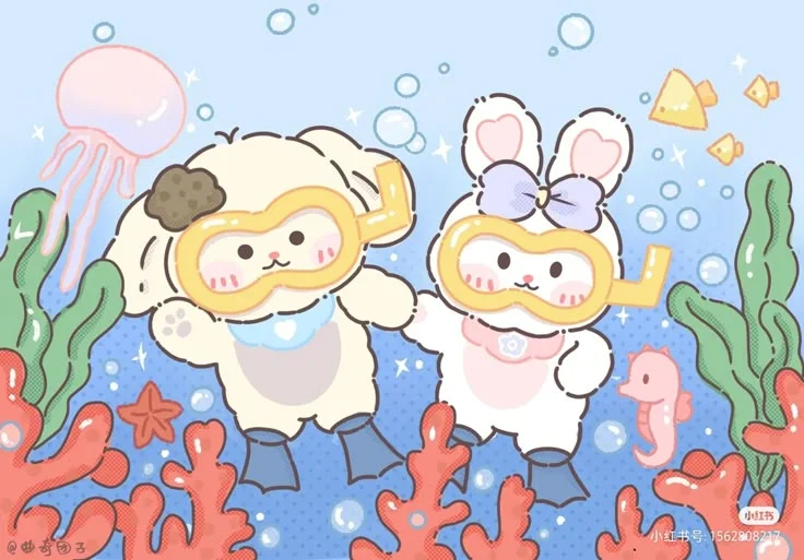 Tải ngay bộ hình ảnh chibi động vật cute cực kỳ dễ thương