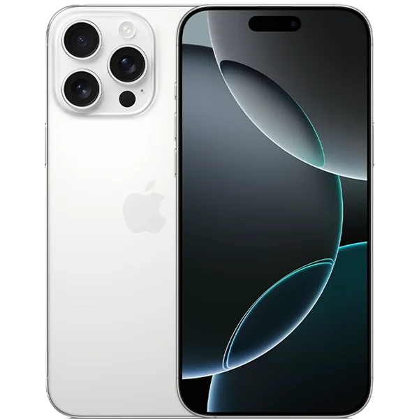 Mặt trước và mặt sau của điện thoại iPhone màu trắng