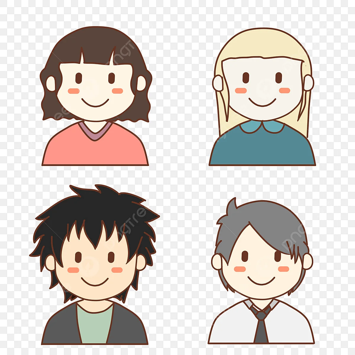 Hình ảnh Nhân Vật Hoạt Hình Avatar đẹp PNG , Hình đại Diện, Tính Cách, Bộ PNG miễn phí tải tập tin PSDComment và Vector