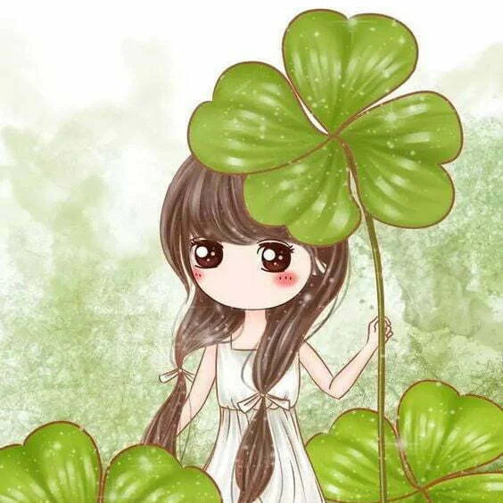 Ảnh cỏ 4 lá may mắn avatar đẹp - Chuẩn định dạng avatar