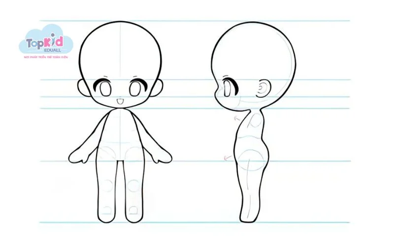 Cách vẽ chibi đơn giản tại nhà – Hướng dẫn 5 bước vẽ (2)