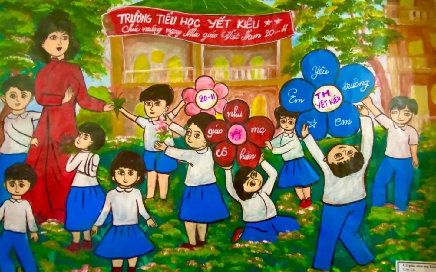 Sắc màu tri ân, tác phẩm đạt giải