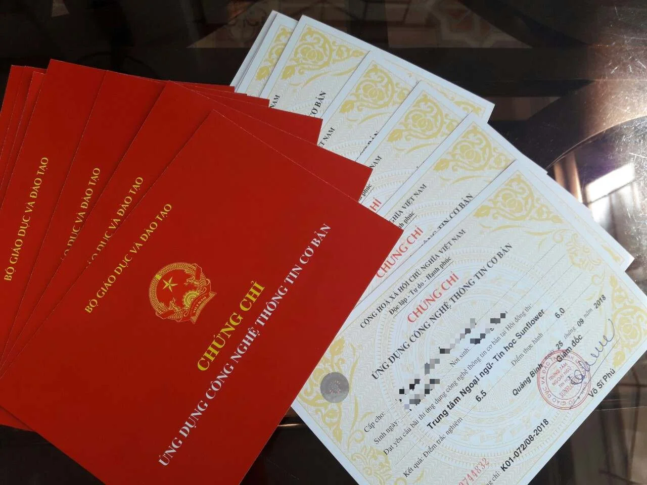 Bằng cấp và các chứng chỉ