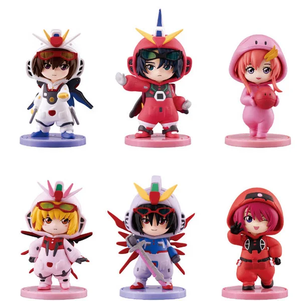 Vẽ tranh nghề nghiệp tương lai với sáu nhân vật chibi mặc trang phục phi hành gia và chiến binh không gian nhiều màu sắc