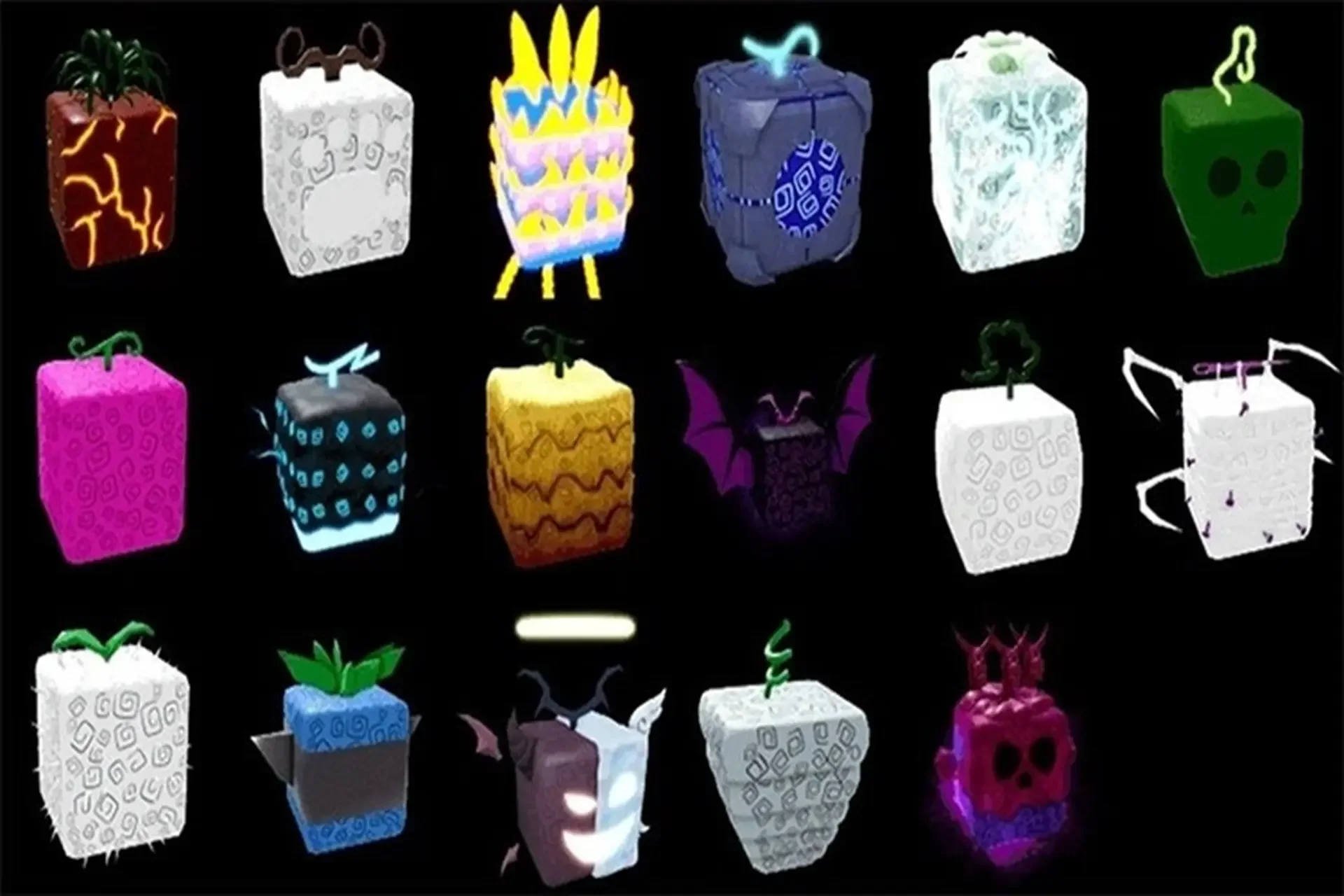 Full hình ảnh các trái ác quỷ trong Blox Fruit và những thông tin thú vị