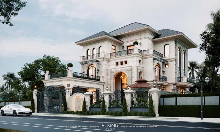 biệt thự tân cổ điển 3 tầng