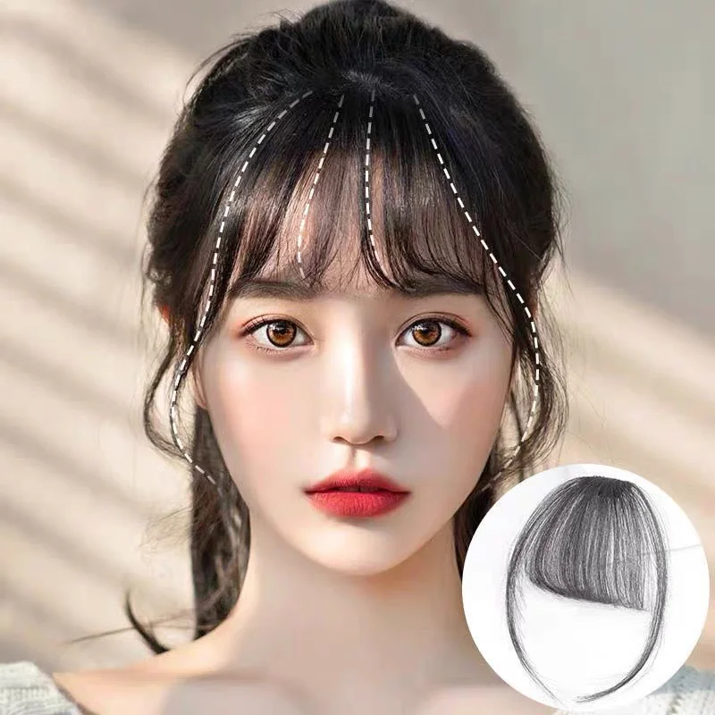 Tóc mái thưa hàn quốc , làm bằng tóc tơ. | Lazada Việt Nam