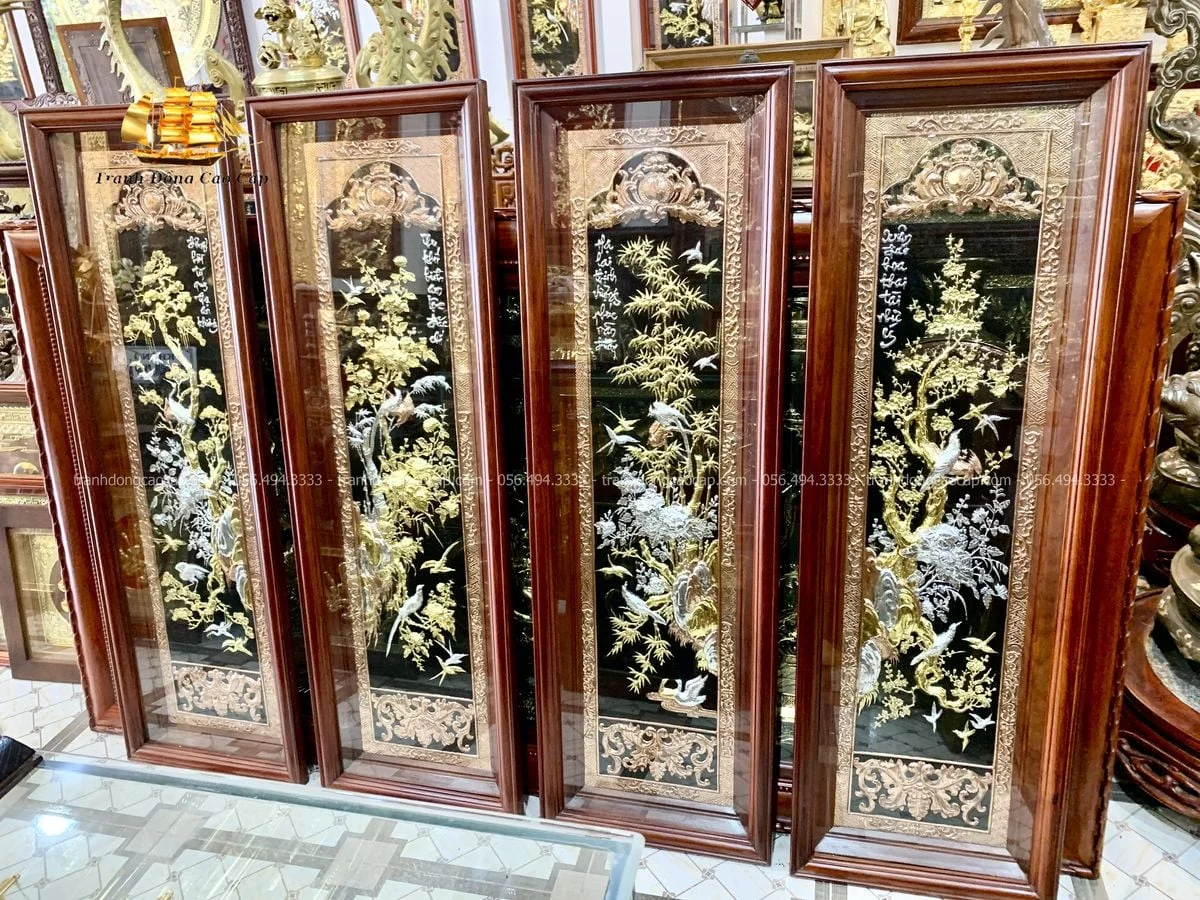 tranh tứ quý tùng cúc trúc mai có ý nghĩa gì (6)