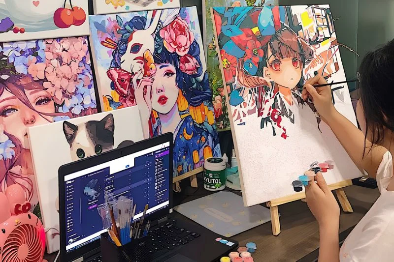 Lợi ích của tranh tô màu số hóa