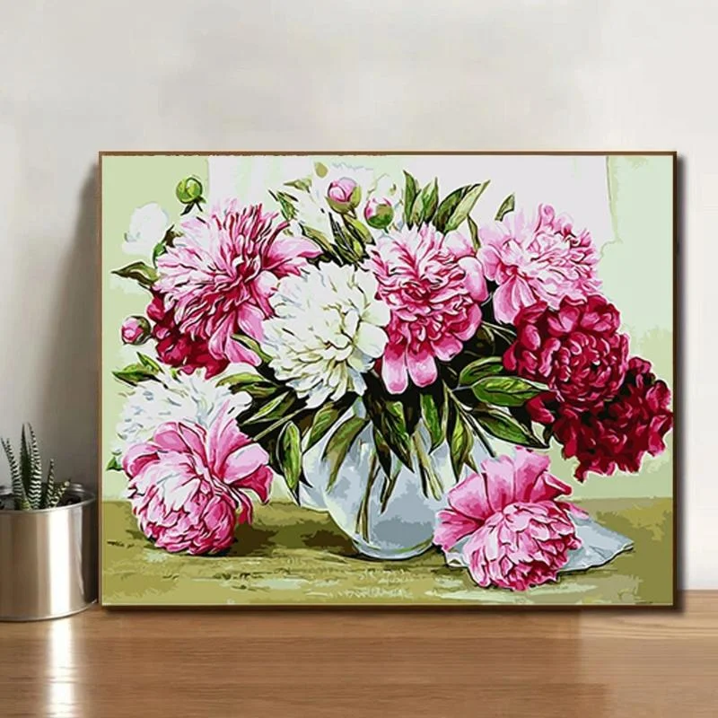 Tranh số hóa hoa mẫu đơn (2)