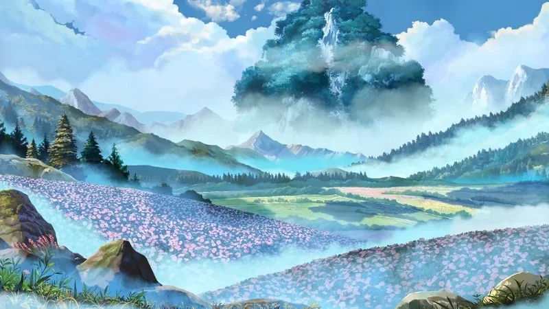 99+ hình nền anime phong cảnh đẹp mê hoặc lòng người (2)