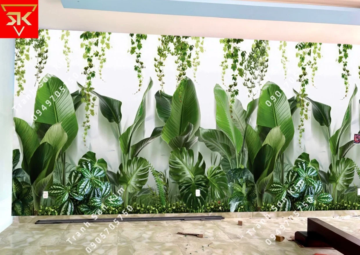 Giấy Dán Tường Sơn Kim | Tranh Dán Tường Hoa Lá